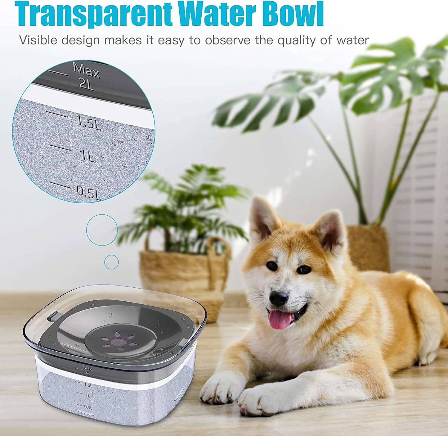 upsky-70oz-dog-water-bowl-2l-no-spill-dog-bowls-large-capacity-spill-proof-slow-water-feeder-no-splash-pet-water-dispenser-vehicle-carried-travel-slow-drinking-bowl-for-messy-drinkers
