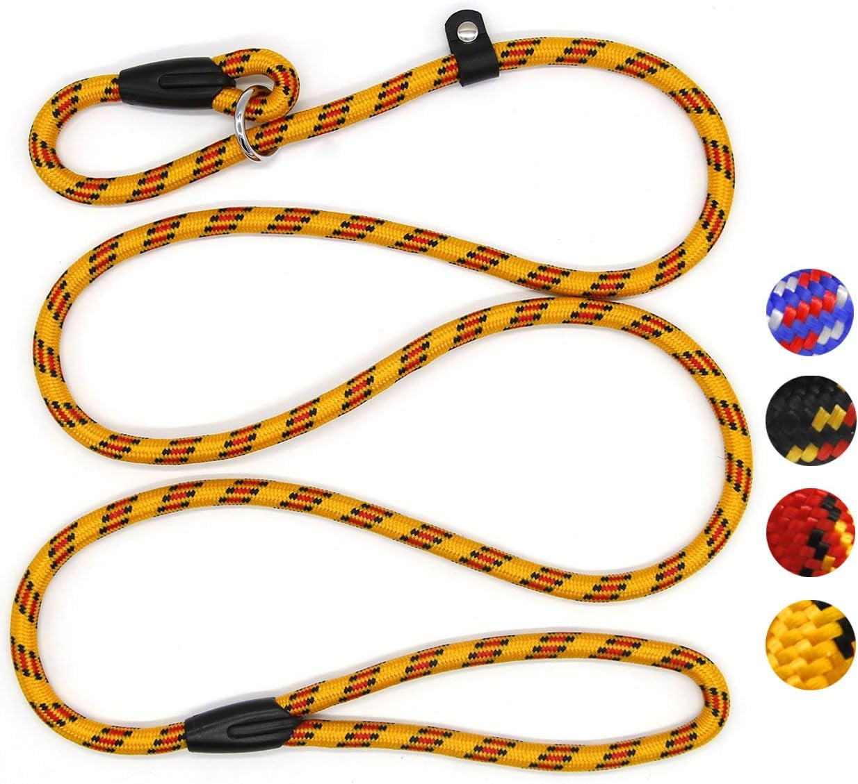 dog-rope-leash-5-ft-pet-slip-lead-dog-training-leash-for-10-80-lb-standard-adjustable-pet-nylon-leash-for-small-medium-dogs-walkingblue