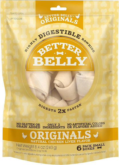Better Belly Proteins with Real Lamb Twists, Digestible Rawhide for Dogs, 25 Count10