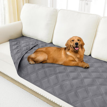 Smiry Waterproof Dog Bed Cover Blanket, Reversible Pet Blanket | Soft Reversible, Washable Leakproof Cats Dogs Couch Cover for Sofa, Couch, Furniture (30X70 Inch)24