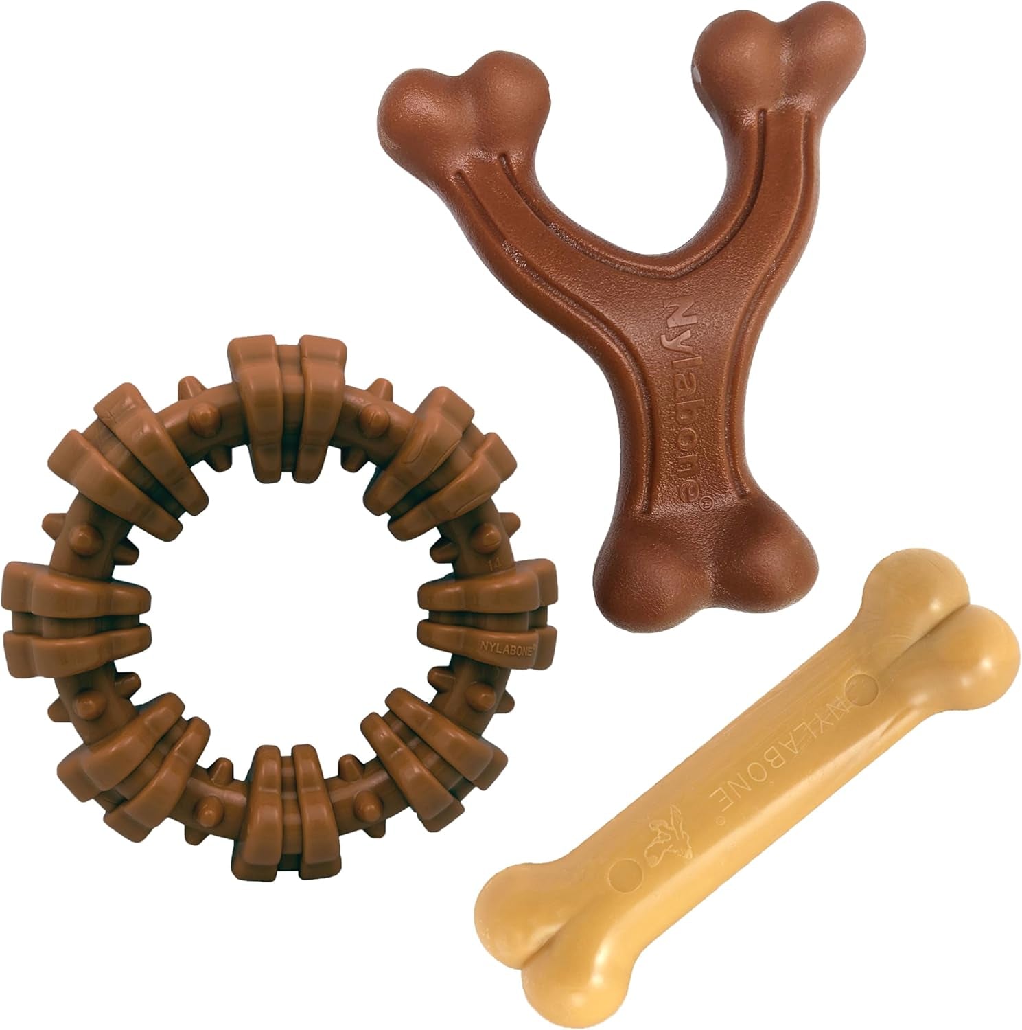 nylabone-power-chew-customer-favorites-dog-chew-toys-3-count-large-flavor-medley-peanut-butter-and-beef-flavor-durable-dog-toys-for-aggressive-chewers-for-large-breeds-up-to-50-lbs
