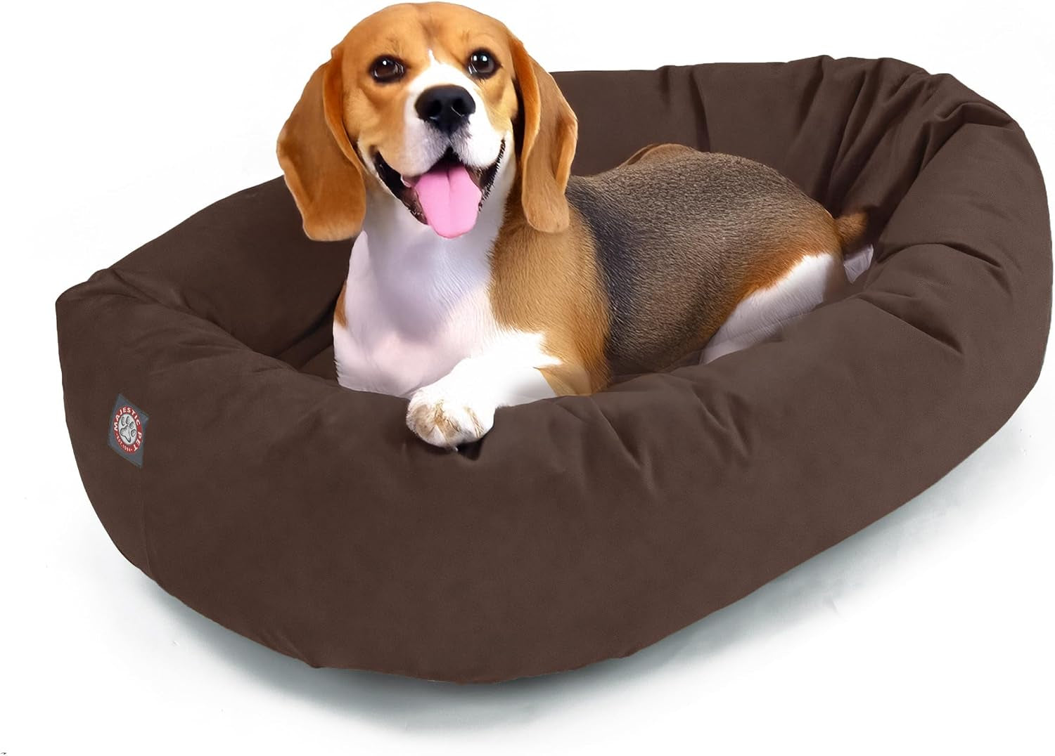 majestic-pet-32-inch-suede-calming-dog-bed-washable-cozy-soft-round-dog-bed-with-spine-support-for-dogs-to-rest-their-head-fluffy-donut-dog-bed-32x23x7-inch-round-pet-bed-medium-sage