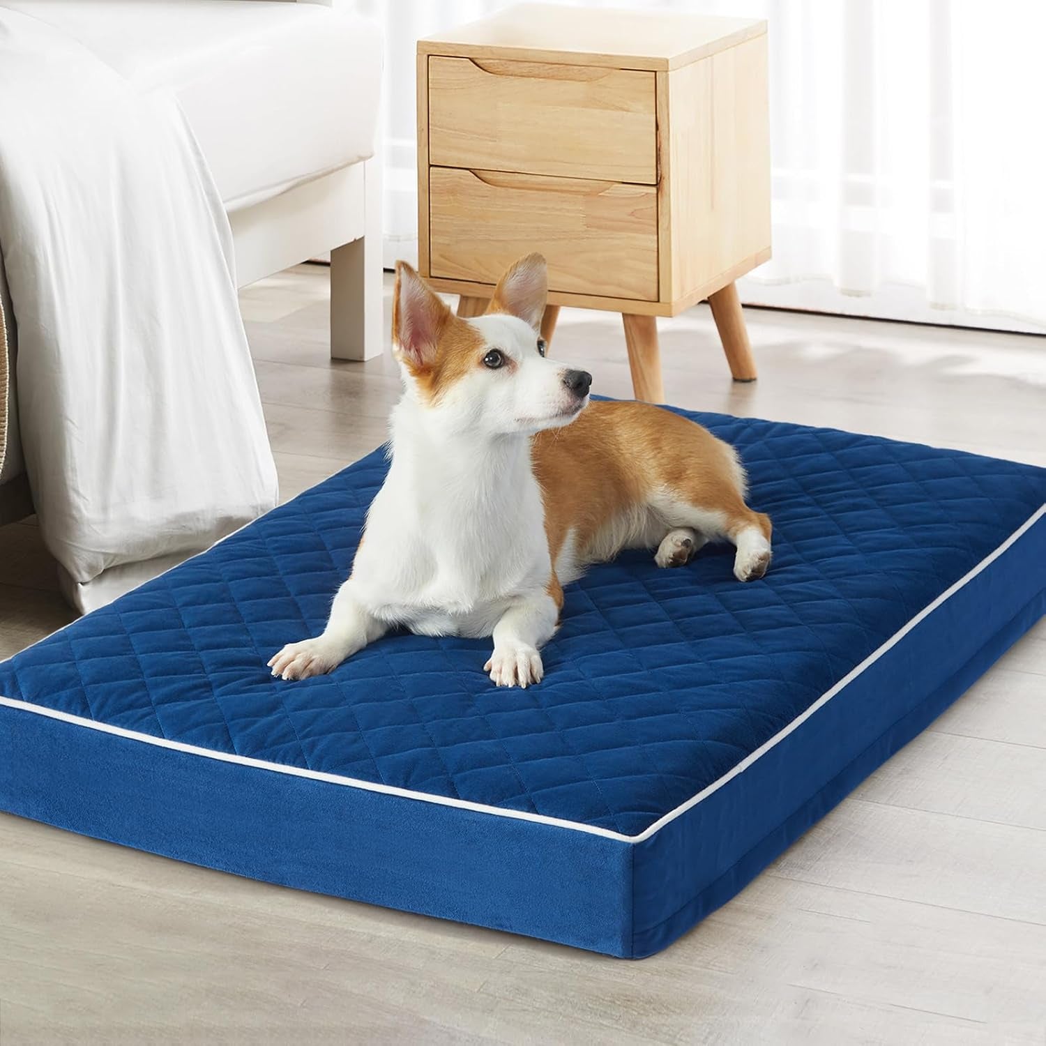 wnpethome-orthopedic-waterproof-extra-large-senior-dogs-bed-for-comfy-sleeping-with-removable-washable-cover-multi-needle-quilting-xl-crate-bed-for-large-sized-dog-relax-light-grey
