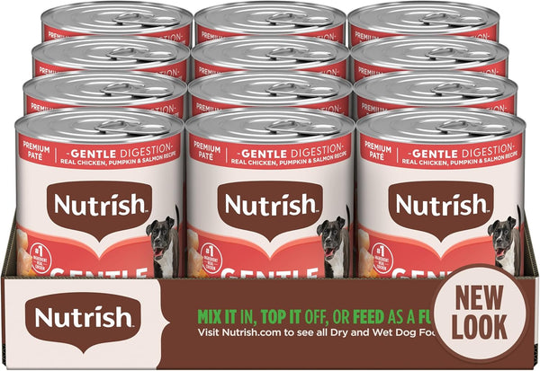 Nutrish Beef Paté Wet Dog Food, 13 Oz. Can, (Pack of 12) (Rachael Ray)16