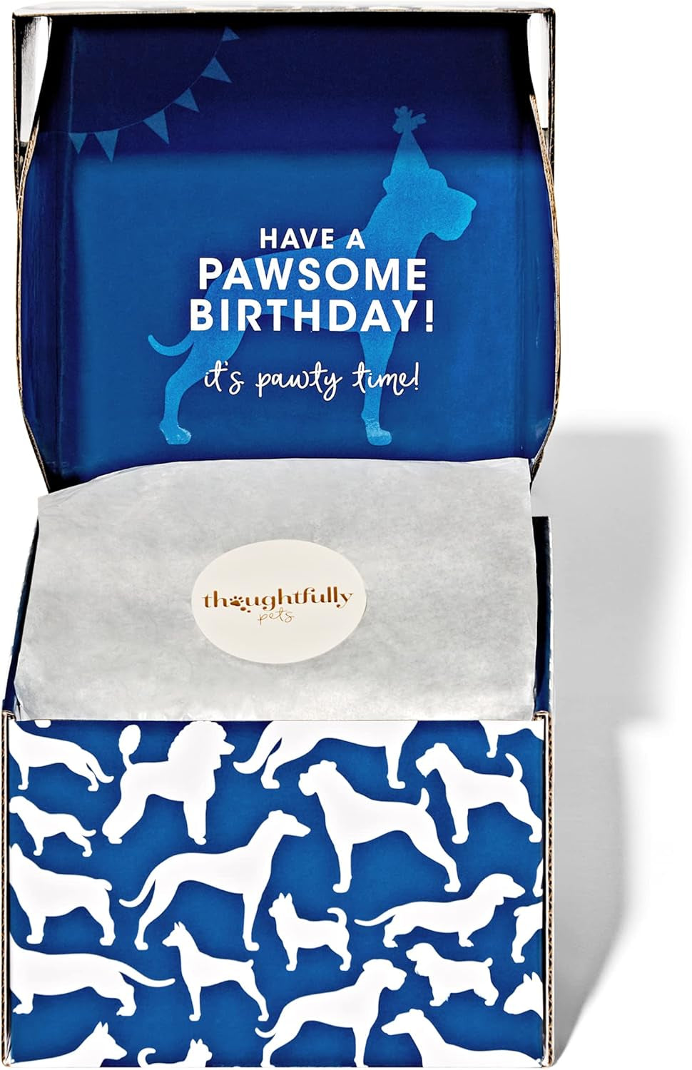blue-dog-birthday-cookie-cake-decorated-gourmet-biscuit-dog-treat-cake-crunchy-dog-biscuit-birthday-gift-for-dogs-dog-lover-gift-pet-celebration-dog-mom-dog-dad-gifts