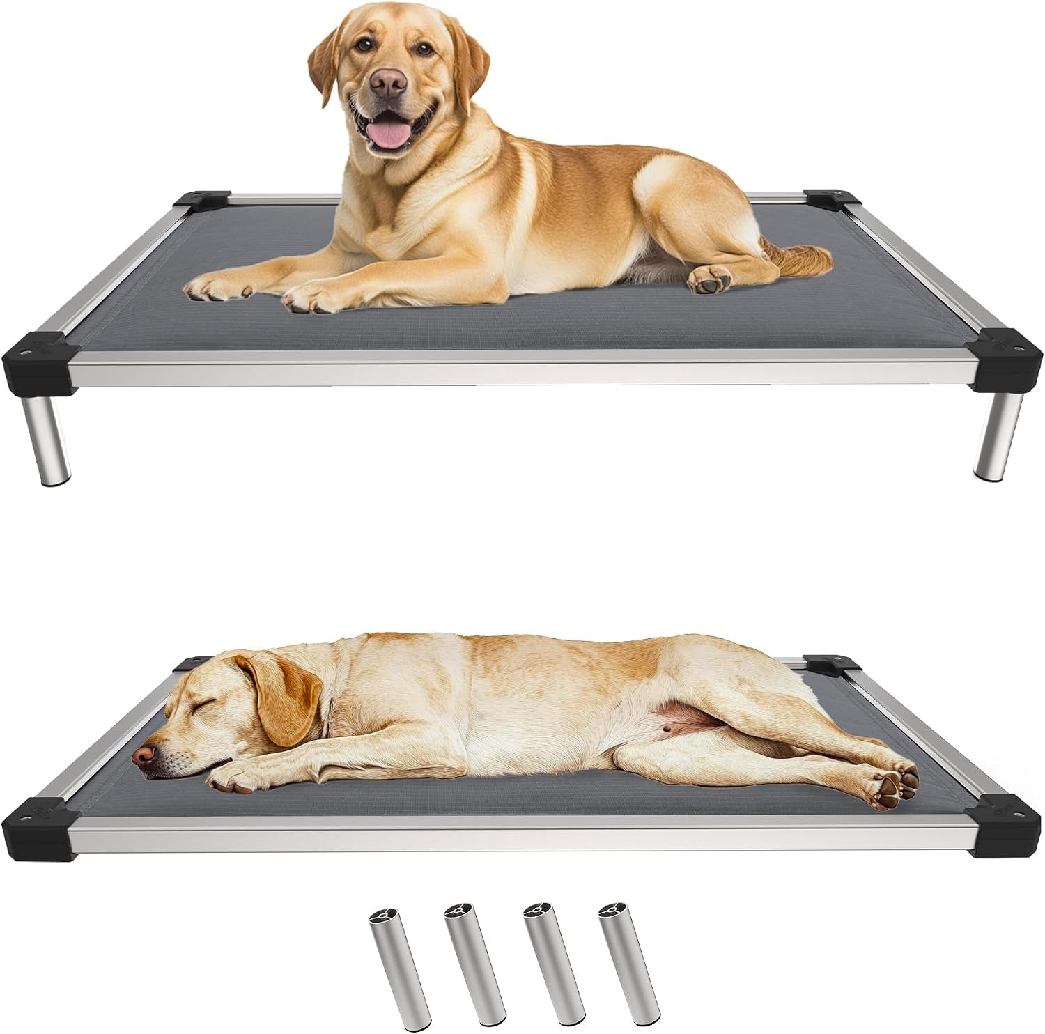fxw-titannest-padded-chew-proof-elevated-dog-bed-for-large-dogs-easy-to-clean-pre-assembly-raised-cot-indoor-outdoor-camping-47-x-29-x-7-3in