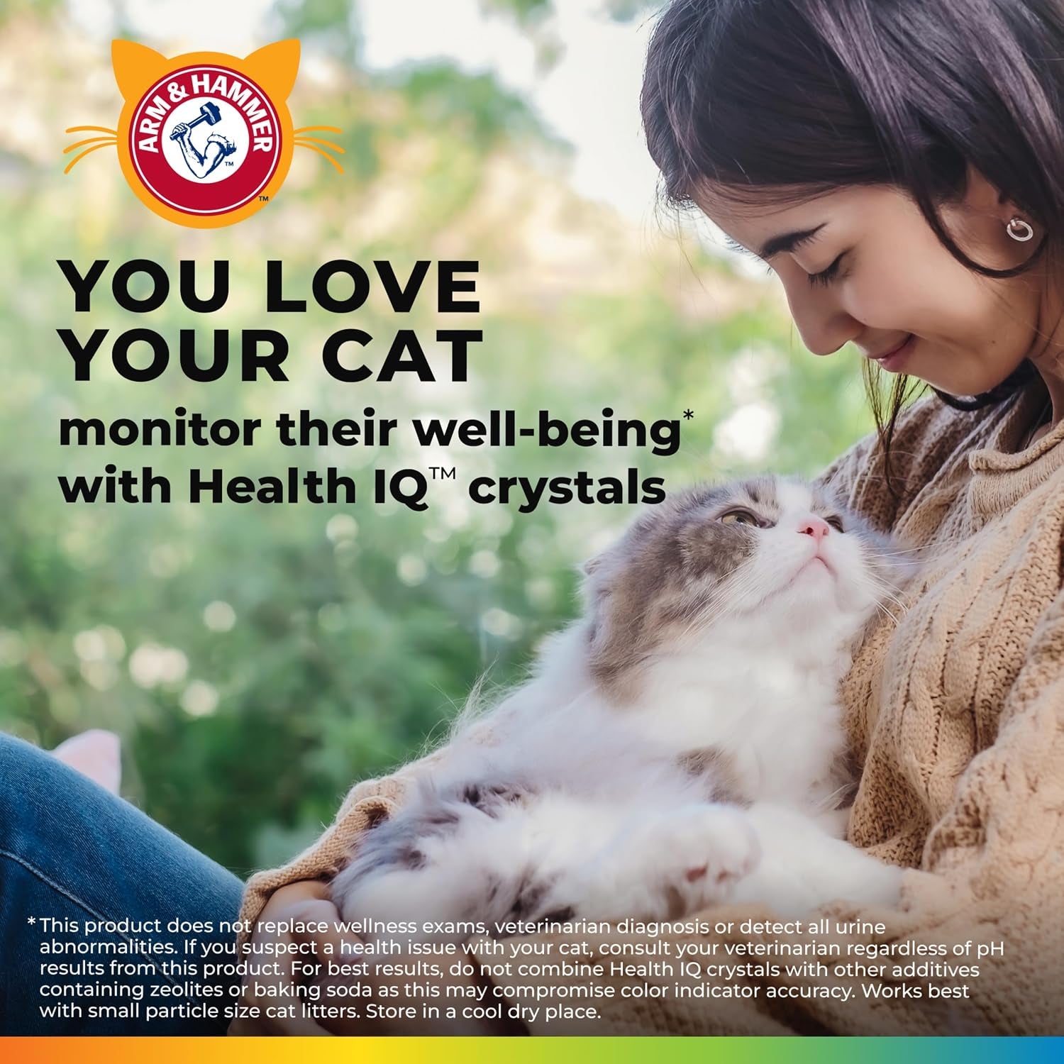 arm-hammer-health-iq-cat-litter-additive-10-oz-color-changing-health-indicators-urine-ph-monitoring-works-with-most-litter
