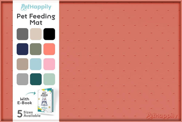 Dog Food Mat - Raised Edges Dogs Mat for Food and Water Prevent Spill, Waterproof Cat Food Mats Protect Floors, Easy Clean Dog Bowl Mats for Food and Water, Silicone Pet Feeding Placemats28