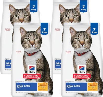 Hill'S Science Diet Adult Oral Care Dry Cat Food | #1 Veterinarian Recommended, Chicken Recipe, 7 Lb. Bag13