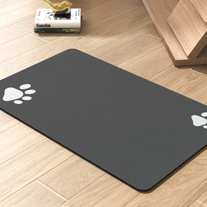 PADOOR Pet Feeding Mat-Absorbent Dog Mat for Food and Water Bowl-No Stains Easy Clean Dog Food Mat-Quick Dry Water Dispenser-Puppy Supplies Accessories16