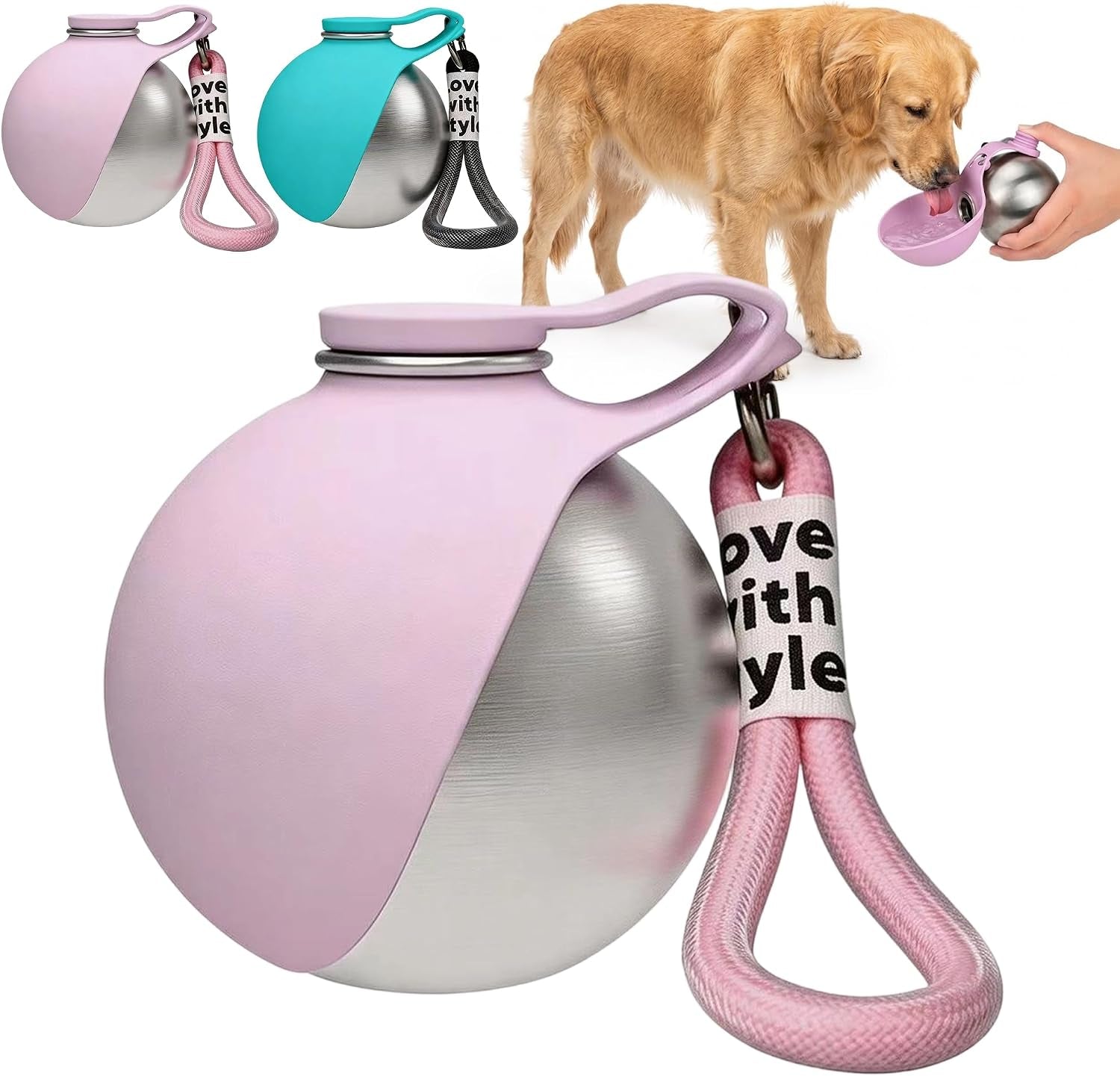 portable-pet-water-bottle-collapsible-dog-bowls-spill-proof-water-dispenser-cat-food-container-dog-treat-holder-small-size-pet-supplies-travel-accessories-for-puppy