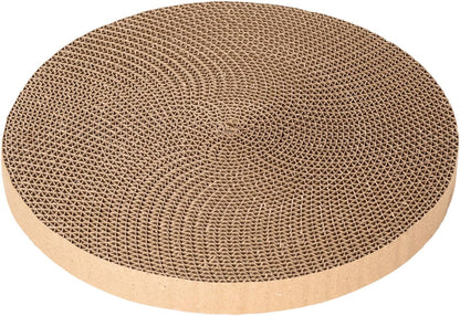 Round Cat Scratcher Refill - 10 Inch Diameter, 7/8 Inch Thickness - Cardboard Cat Scratcher Scratching Board Replacement Pads (2Pcs) for Indoor Cats8