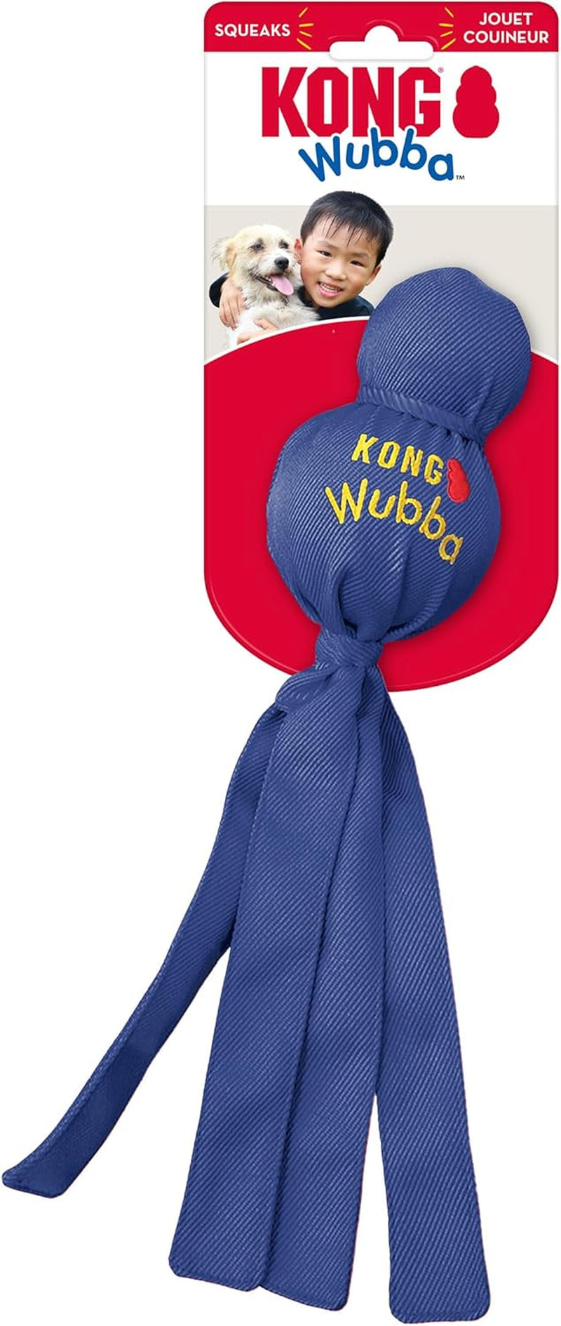 kong-wubba-dog-toy-2-pack-durable-interactive-tug-toss-toy-with-reinforced-nylon-floppy-tails-for-fetch-shake-squeaky-play-large-2-pack
