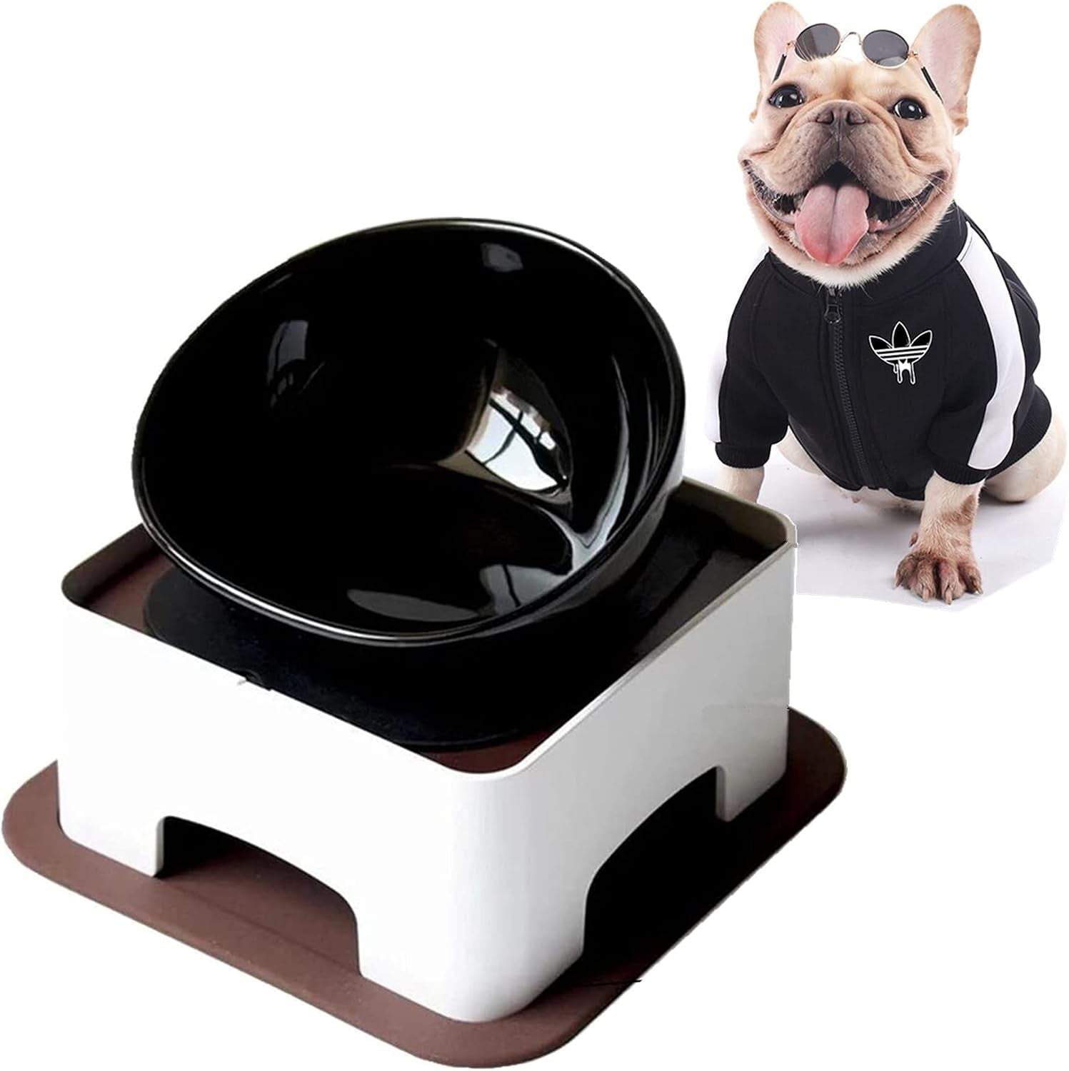 bulldog-bowl-anti-slip-dog-cat-dish-detachable-rubber-dog-bowl-pet-sterile-tilted-pet-feeder-slope-base-pink-2-cups