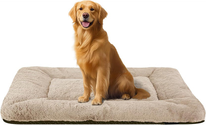 Washable Dog Crate Bed Mat for Medium/Large Dogs – All-Season Comfort with Ultra-Soft Flannel & Heavy-Duty Support (Gray, 36''L*23''W)9