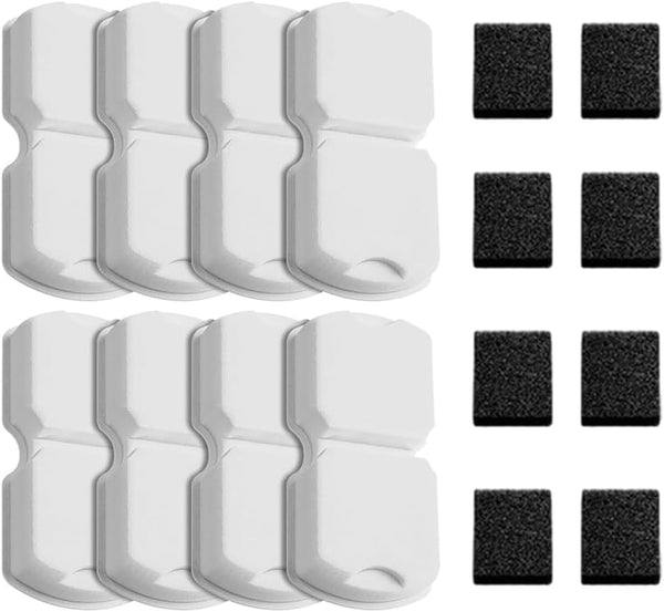 Cat Water Fountain Filter: 12 Cat Fountain Filter Replacement - 3 Months Set of Replacement Filters for GIOTOHUN KOOGMOON UMOCUOY IHOUONE HOOISE Pet Fountains - 6 Filters & 6 Sponges11