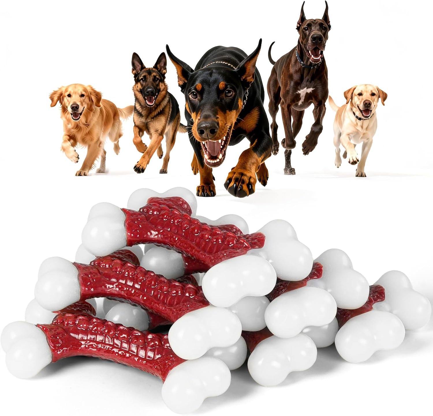kseroo-tough-dog-chew-toys-for-aggressive-chewers-20-90lbs-beef-flavored-beef-flavored-rock-hard-nylon-bone-discourages-destructive-chewing-teeth-cleaning-textured-for-medium-large-breeds