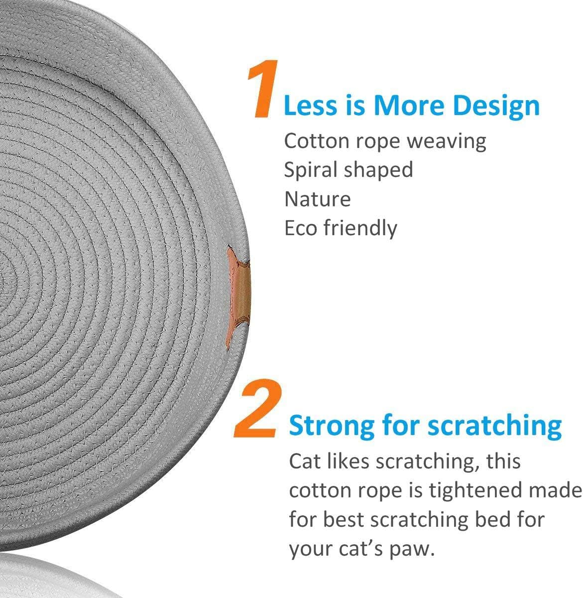 cat-bed-basket-nest-round-cotton-rope-woven-warm-medium-pet-sleeping-bed-house-cute-fun-scratcher-scratching-scratch-mat-pad-for-puppy-small-dogs-indoor-play-eco-washable-winter-summer-gray