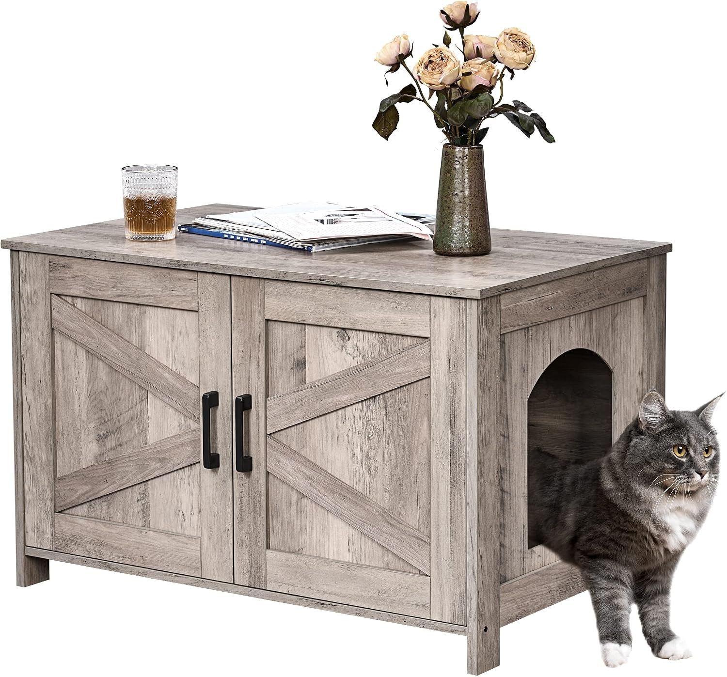 homhedy-39-4-l-cat-litter-box-enclosure-with-barn-door-black-wooden-cat-washroom-furniture-cat-house-pet-storage-cabinet-dog-proof-fit-most-of-litter-box-farmhouse-style