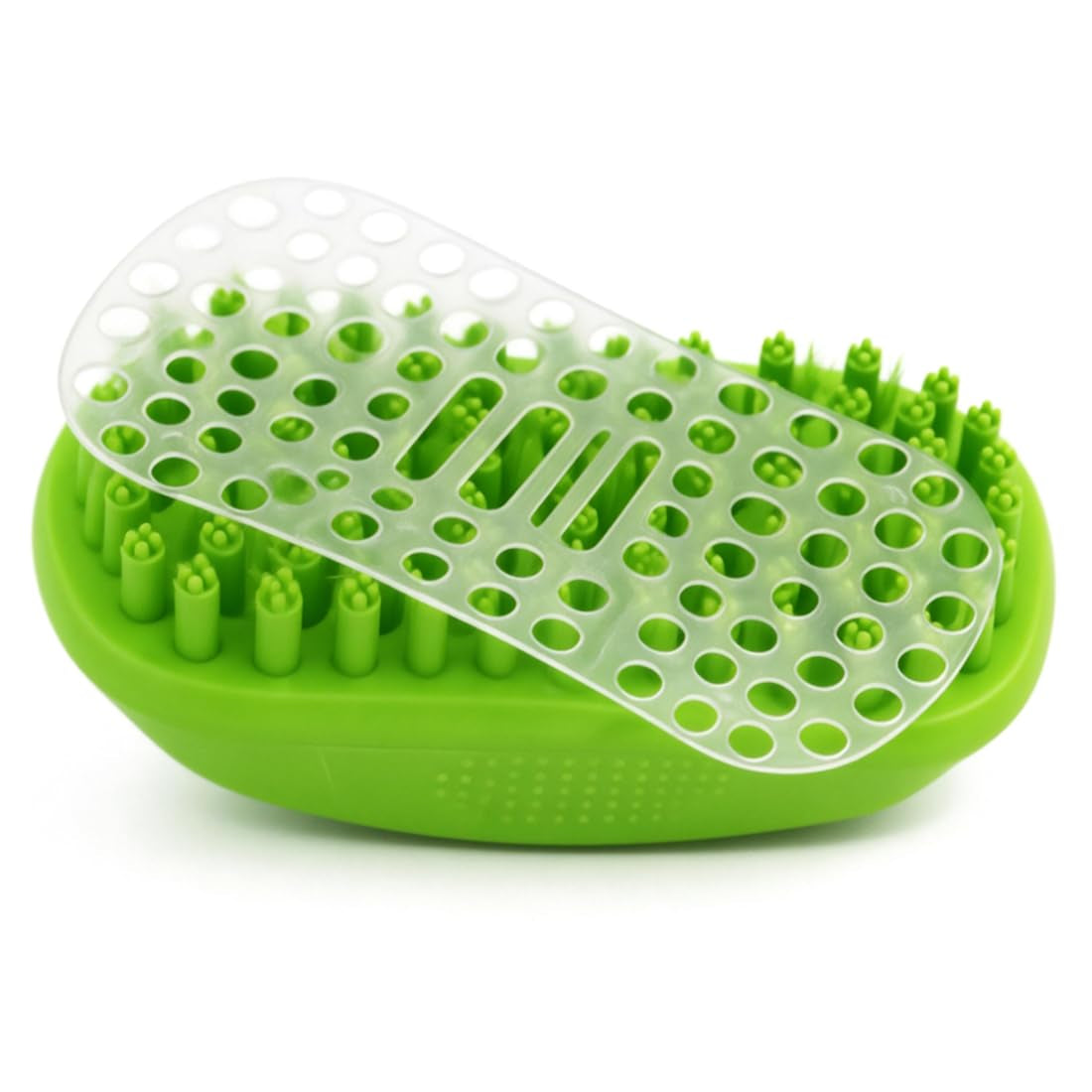 rubber-curry-brush-for-short-haired-dogs-gentle-curry-comb-dog-brush-with-removable-screen-use-wet-as-bath-scrubber-or-dry-for-grooming-loose-hair