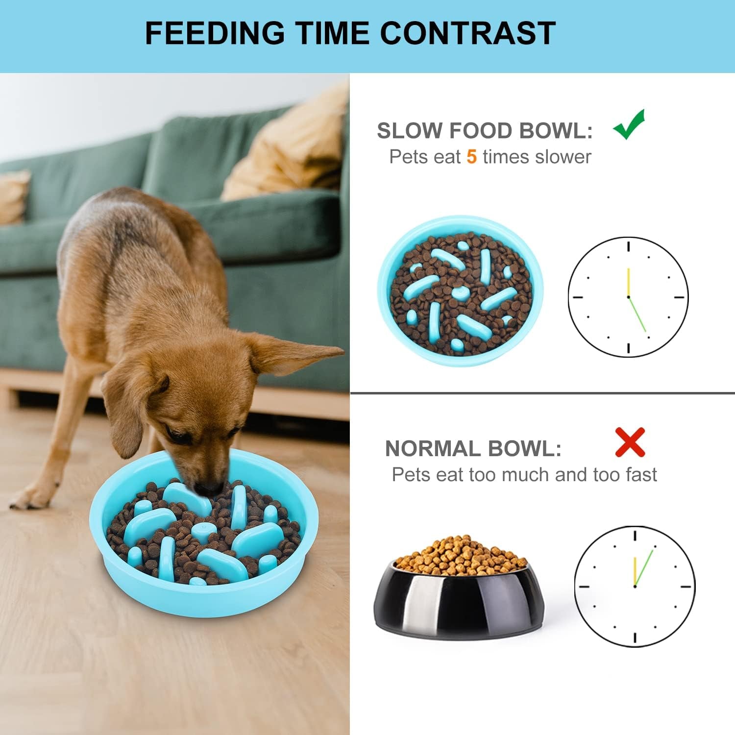 anipaw-slow-feeder-dog-bowls-3-in-1-stainless-steel-food-and-water-bowls-with-non-spill-and-skid-silicone-mat-to-slow-down-eating-for-large-medium-small-breed-size-dogs-and-cats-durable-non-spill-non-skid-with-silicone-mat-design-slow-down-eating-suitable-for-small-medium-large-dogs-and-cats