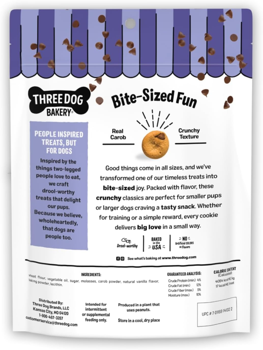 three-dog-bakery-mini-carob-chip-cookie-crunchy-dog-treats-made-with-real-ingredients-bite-sized-crunchy-treats-for-dogs-8-oz-bag