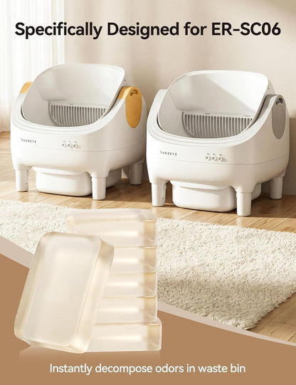 Thereye Cat Litter Box Deodorizer, Compatible with SC06 SC07 SC08 | Long-Lasting Pet Odor Eliminator Gel for Thereye Self Cleaning Litter Box, 6PCS5