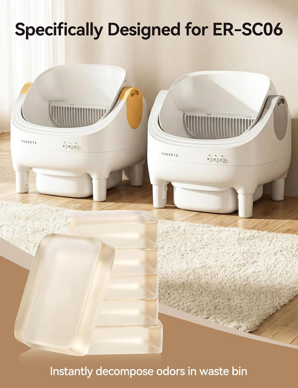 Thereye Cat Litter Box Deodorizer, Compatible with SC06 SC07 SC08 | Long-Lasting Pet Odor Eliminator Gel for Thereye Self Cleaning Litter Box, 6PCS5