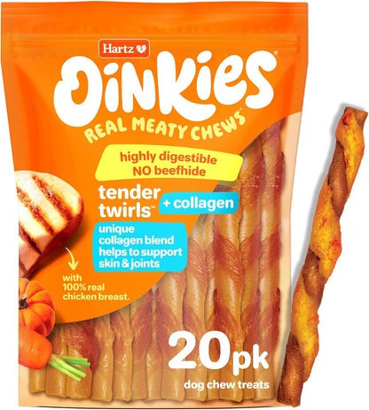 Oinkies Tender Twists Rawhide‑Free Dog Chews, 36 Count11