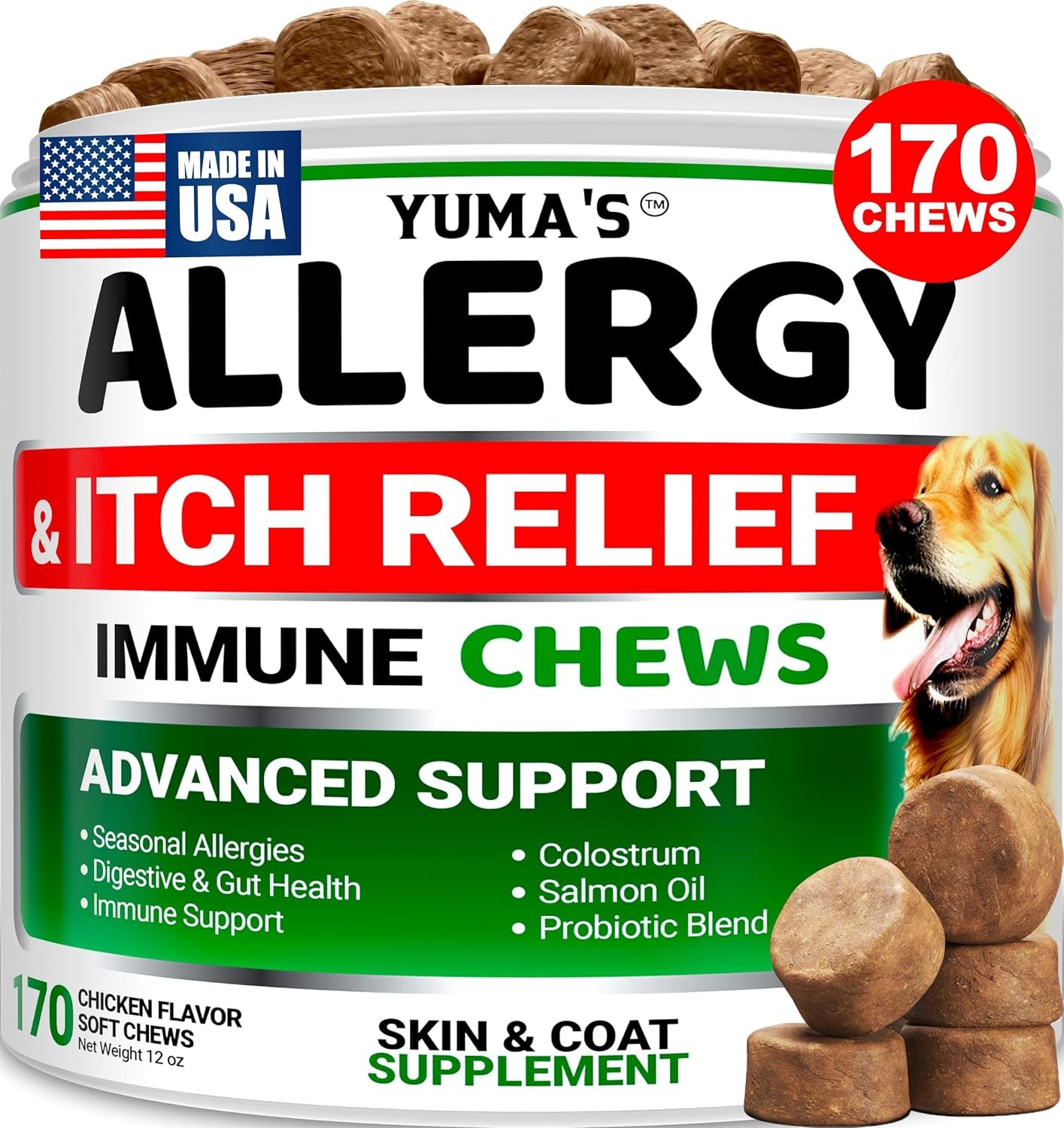 dog-allergy-relief-chews-dog-itching-skin-relief-treatment-pills-170-treats-anti-itch-chewables-itchy-and-paw-licking-hot-spots-omega-3-fish-oil-dry-skin-coat-supplement
