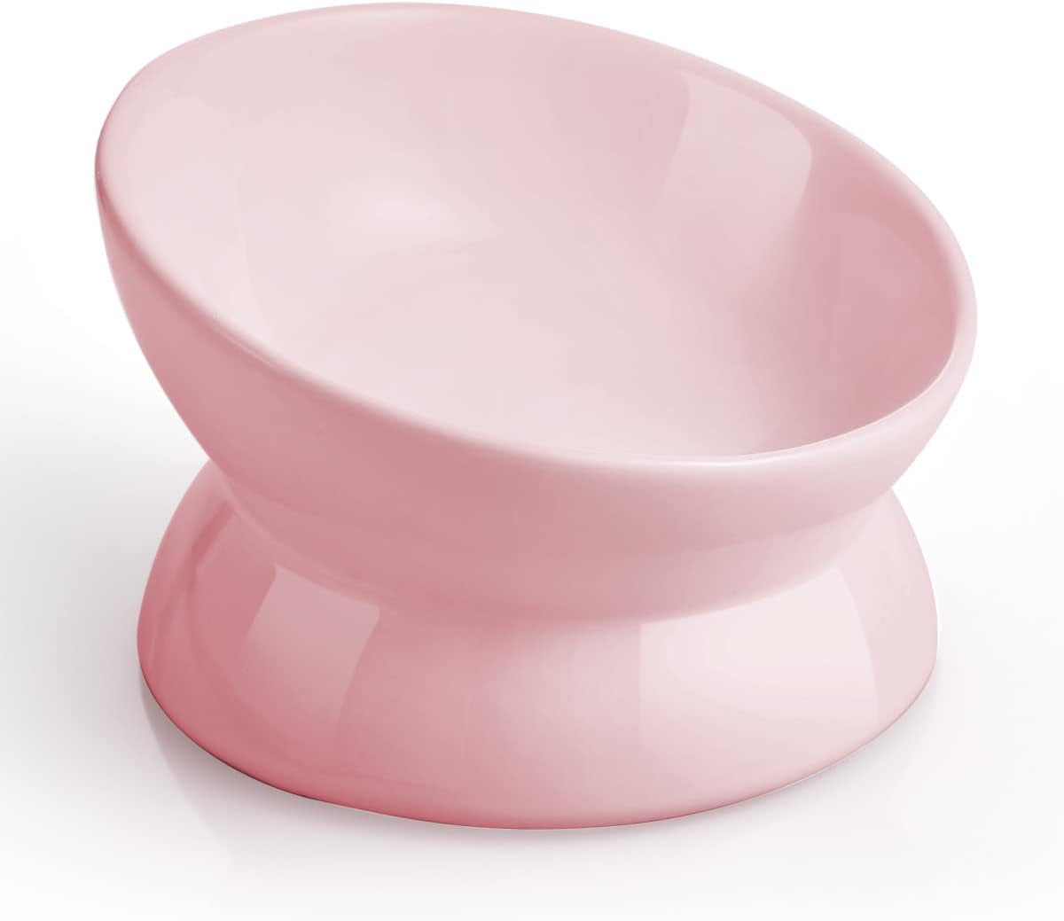 loejan-elevated-cat-food-bowl-5-oz-ceramic-raised-and-tilted-water-bowl-anti-vomiting-and-protect-pets-spines-dishes-for-small-dog-fat-faced-cat-kitten-white-1-pack