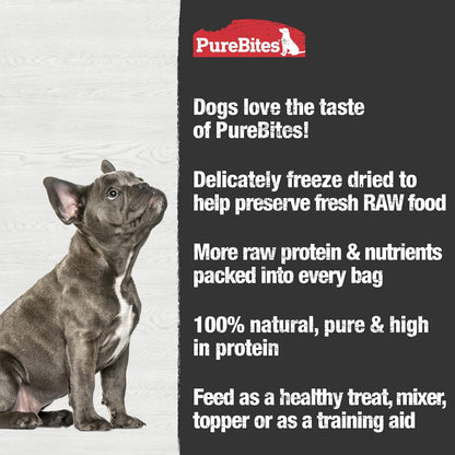 Purebites Chicken Breast Freeze Dried Dog Treats, 1 Ingredient, Made in USA, 8.6Oz5