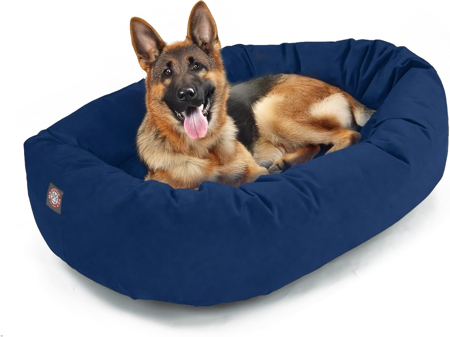 majestic-pet-32-inch-suede-calming-dog-bed-washable-cozy-soft-round-dog-bed-with-spine-support-for-dogs-to-rest-their-head-fluffy-donut-dog-bed-32x23x7-inch-round-pet-bed-medium-sage