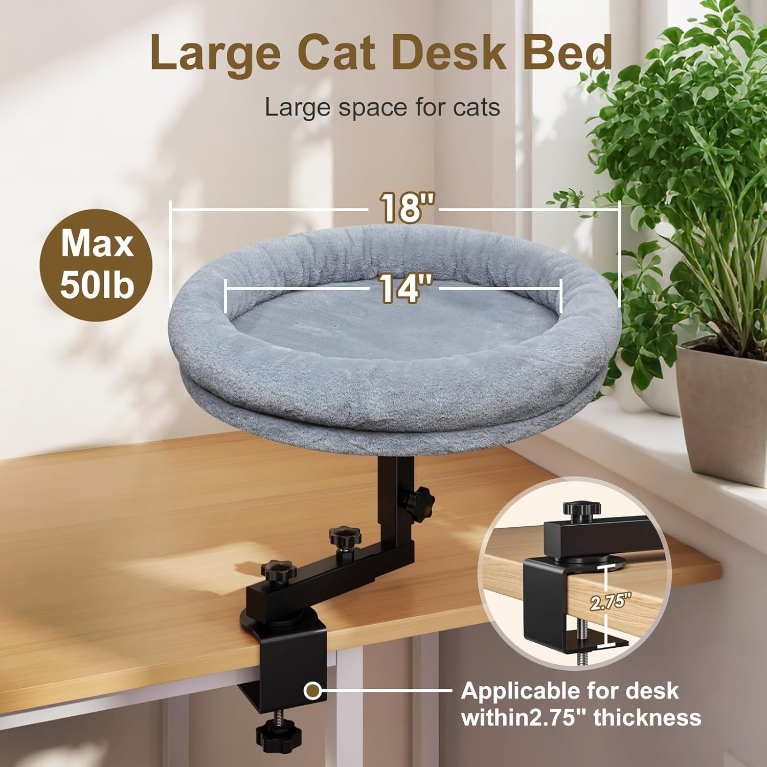 desk-cat-bed-18-cat-bed-for-desk-360-rotating-dark-gray-cat-bed-desk-with-plush-cushion-reinforced-frame-and-adjustable-position-for-home-or-office-desks