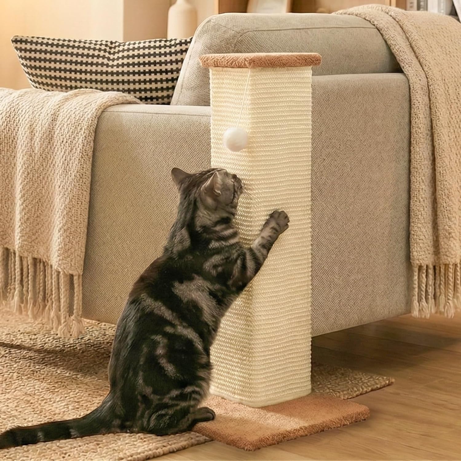petkaray-sisal-cat-scratcher-ramp-l-shaped-scratching-post-and-scratch-pad-for-indoor-cats-couch-furniture-protector-chevron