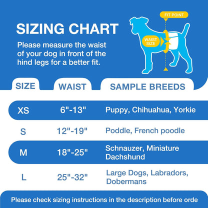Dono Dog Diapers Male, Disposable Male Dog Wraps 60Ct, Ultra Absorbent Doggie Diapers, Rapid-Dry Leak-Proof Puppy Diapers, Wetness Indicator Excitable Urination Incontinence, Small6