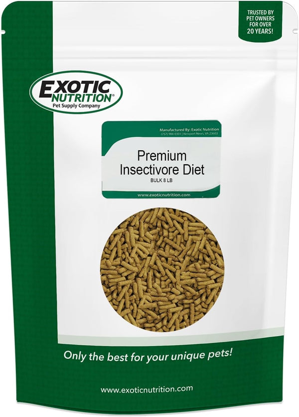 Premium Insectivore Diet (1.25Lb) - Healthy Nutritious Chicken Based High Protein Pellet Diet - for Sugar Gliders, Hedgehogs, Opossums, Skunks & Other Insectivores7