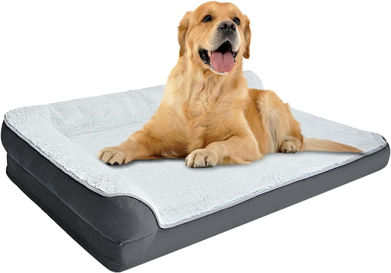 amazon-basics-washable-l-shaped-dog-bed-for-large-dogs-anti-slip-pet-sofa-bed-for-indoor-dogs-crate-bed-42x30x8-inches-gray-large