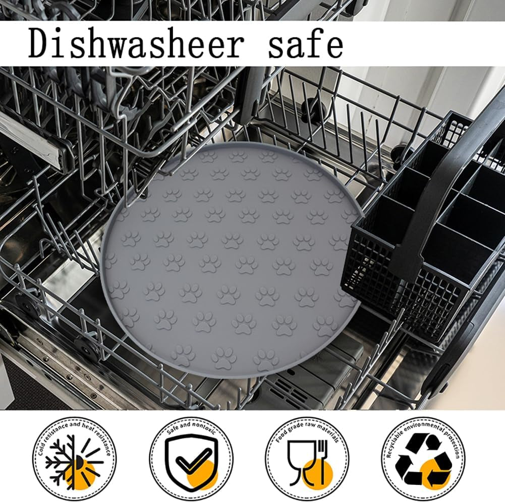silicone-pet-food-mat-dog-food-and-water-mat-raised-edge-rubber-mat-for-dog-bowls-prevents-food-and-water-from-staining-floors-suitable-for-small-and-medium-pets-10-6-gray-odorless