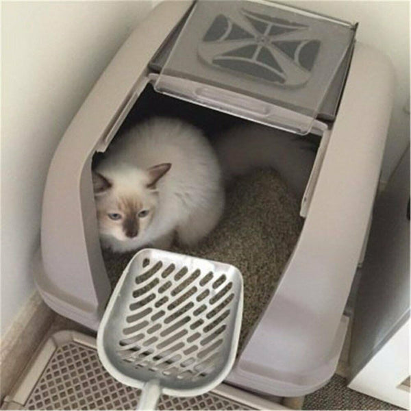Prónoia Strong Cat Litter Scoop with Reinforced Comfort Handle Metal Poop Sifter Pet Shovel Sifting4