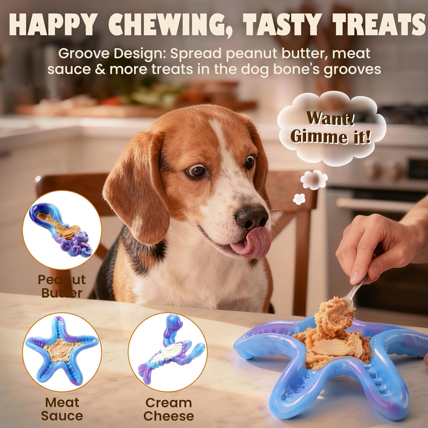 oceanbone-3-pack-rock-hard-nylon-dog-chew-toys-for-aggressive-chewers-indestructible-dog-toys-bacon-flavor-chew-bones-for-large-dogs-20-90-lbs-heavy-duty-long-lasting-keeps-dogs-busy-xl-ocean
