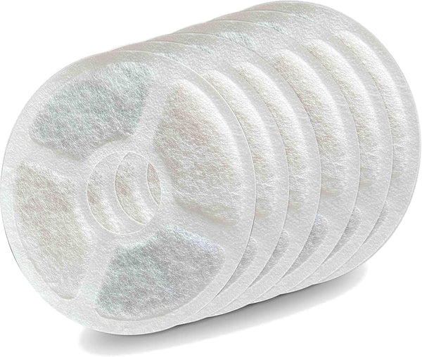 Pet Fit for Life Pet Water Fountain Filter 6-Pack - Premium Filters for Cat Water, Dog & Bird Fountain Sprinkle - Clean & Easy Replacement1