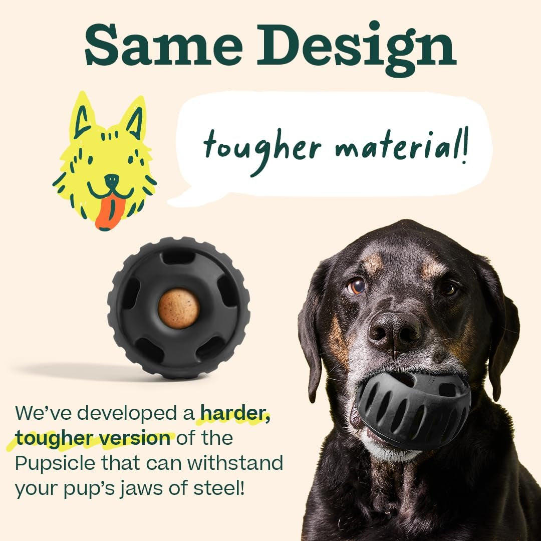 woof-power-chewer-pupsicle-dog-treat-toy-for-dogs-25-75-lbs-tough-chew-toy-durable-rubber-treat-compatible-reusable-low-mess-design-easy-to-fill-easy-to-rinse
