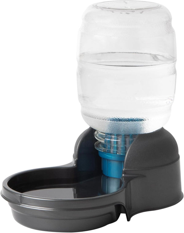 Petmate Replendish Automatic Dog Water Dispenser Gravity Pet Waterer with Microban Protection Base, 100% BPA Free - 4 Gallon, Wide Mouth Bowl, with 2 Extra Filters20