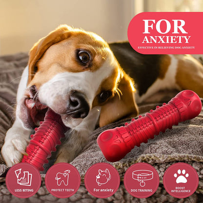 ZIKATON Dog Squeaky Toys for Aggressive Chewers, Durable Chew Toys for Large Medium Breed Dog, Dog Toys, Tough Durable Dogs Toys with Natural Rubber2