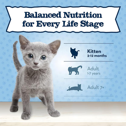 Blue Buffalo Baby Blue Natural Kitten Wet Cat Food Paté Variety Pack, Healthy Growth Formula with DHA, High-Protein & Grain-Free, Chicken and Salmon Recipes, 3-Oz Cans (6 Count, 3 of Each)8