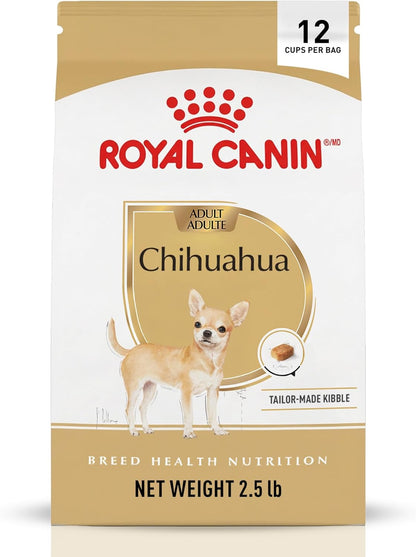 ROYAL CANIN Breed Health Nutrition Chihuahua Adult Dry Dog Food, 2.5 Lb Bag | Breed Specific Nutrition, Supports Healthy Digestion, Small Kibble Size for Tiny Jaws, Ideal Weight Maintenance1
