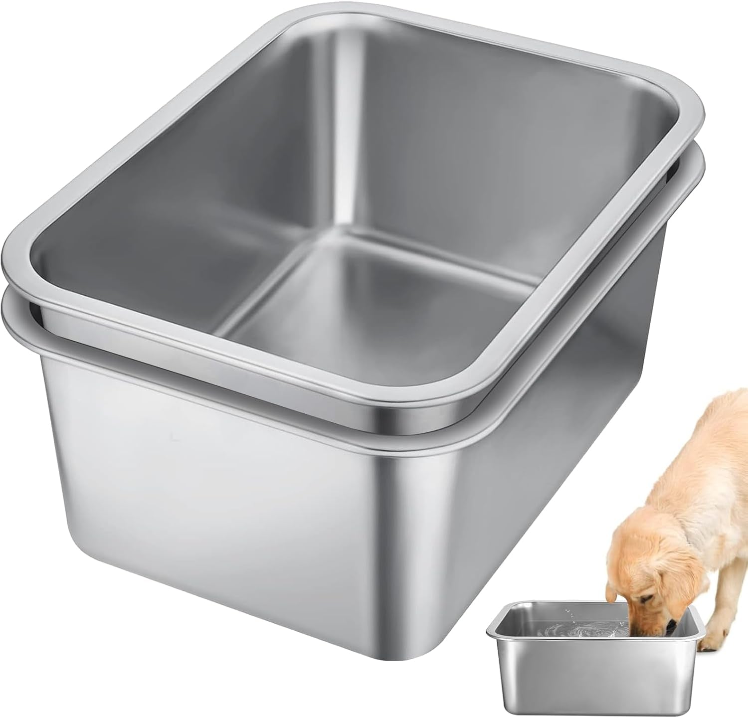 2-pcs-4-gallons-extra-large-dog-water-bowl-durable-reusable-stainless-steel-dog-bowl-high-capacity-water-and-food-bowls-for-household-with-multiple-large-dogs-indoor-outdoor
