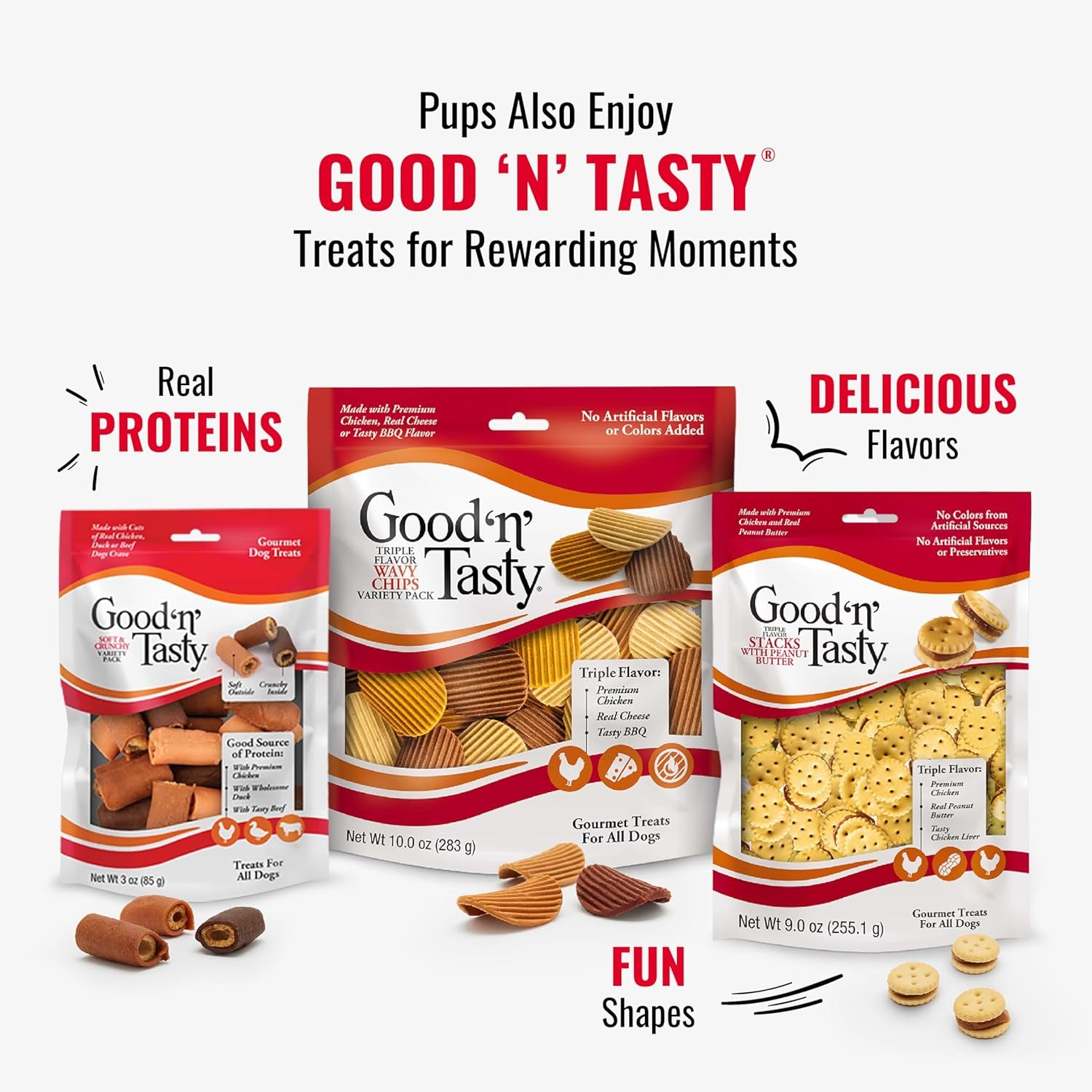 good-n-fun-triple-flavor-double-pops-treats-for-dogs-long-lasting-chews-made-with-real-chicken-beef-hide-and-pork-hide-12-oz