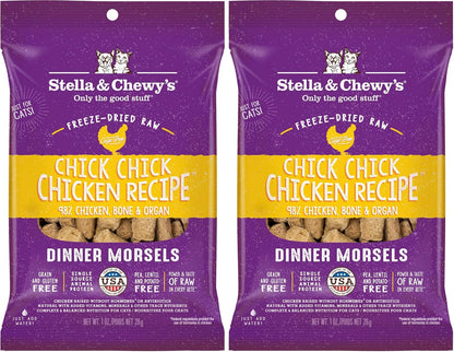 Stella & Chewy'S Freeze-Dried Raw Cat Dinner Morsels - Premium Chicken Recipe with 98% Cage-Free Meat & Organs - Natural Grain-Free Cat & Kitten Food - Made in USA - 3.5 Oz21
